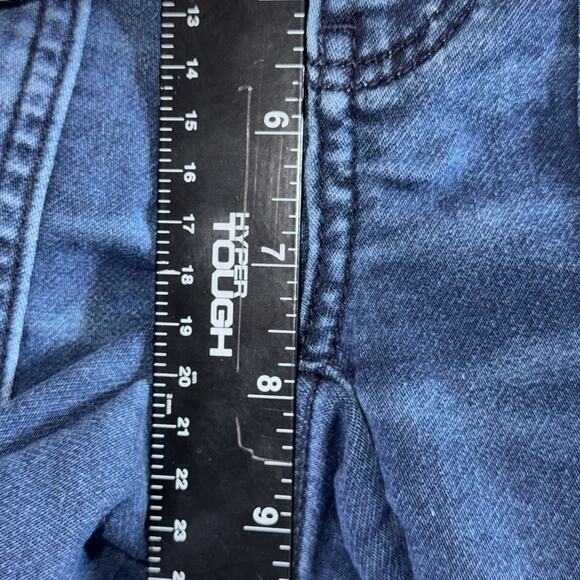 American Eagle Jeans Womens Size 000 Next Level Stretch Elastic Waist Cuff 22x27 - Picture 16 of 16